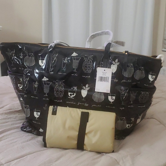 New Kate Spade Adaira Baby Bag With changing pad